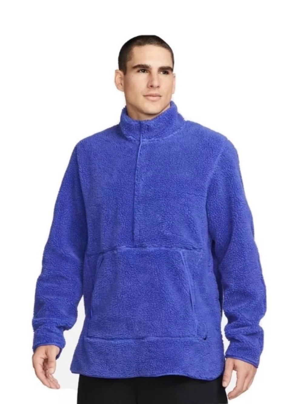 Nike Men's Training Half-snap Pullover - Blue